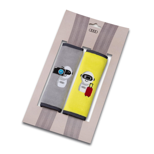 Audi Belt pads ADUI, Kids, yellow/grey
