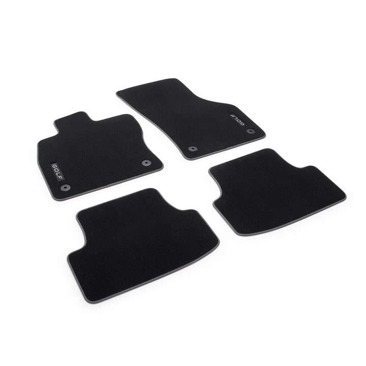 Volkswagen - Golf - Textile floor mats, Premium with branding