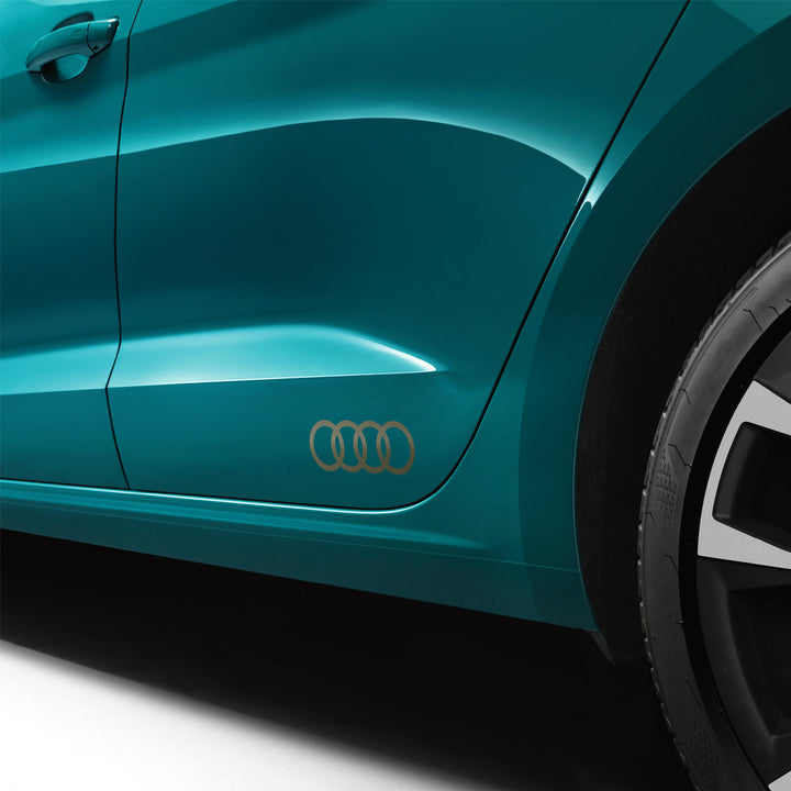 Audi rings decals Bronze