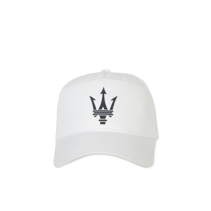 White Cap with Blue Maserati Trident