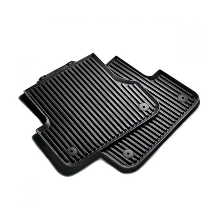 Audi A8 2018> Rear rubber mats