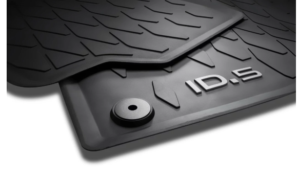 Volkswagen - All-weather floor mats Front, Titanium Black, right-hand drive