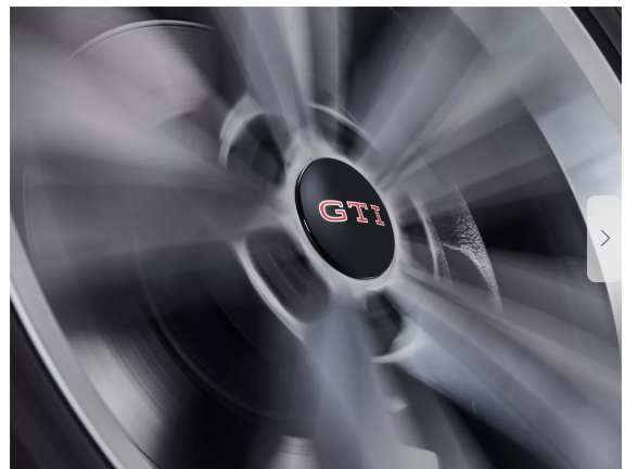 Volkswagen - Hub cap for light alloy wheel Dynamic, with stationary logo while driving, GTI logo