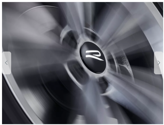 Volkswagen - Hub cap for light alloy wheel Dynamic, with stationary logo while driving, R logo