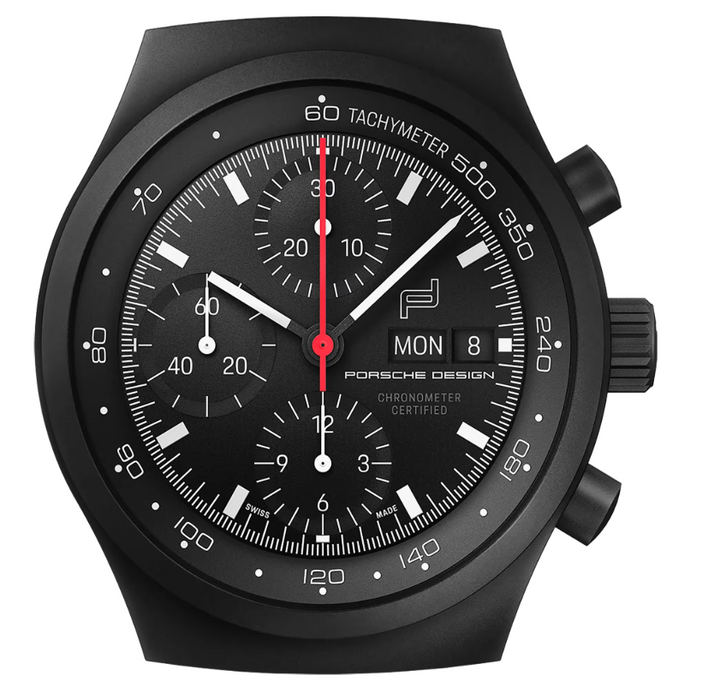 Porsche - Chronograph 1 All Black Wall Clock