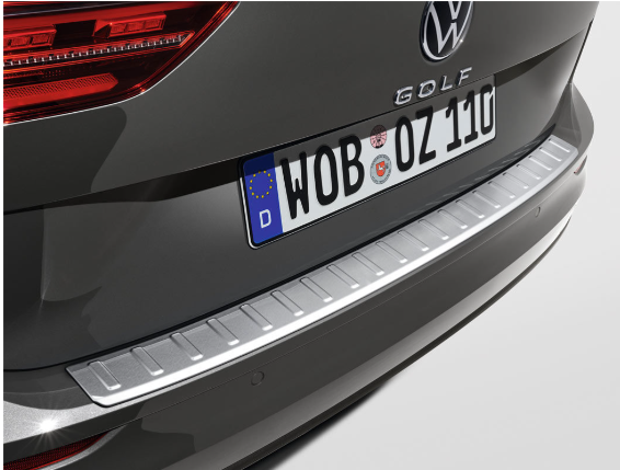 Volkswagen - Golf Estate Loading sill protection Stainless steel look