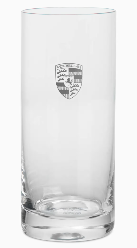 Porsche - Set of Two Highball Glasses with Porsche Crest