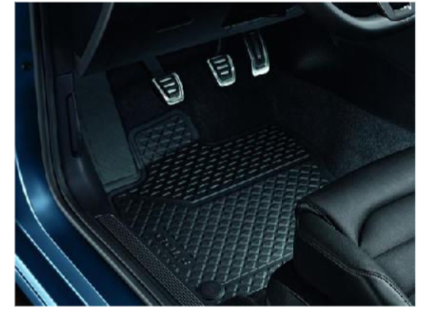 Volkswagen - All-weather front and rear mat set , Titanium Black, right-hand drive 2015-2020