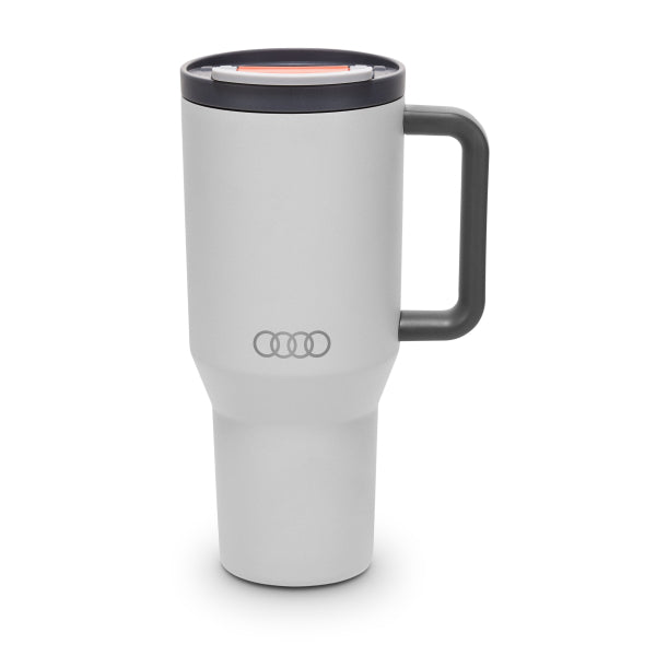 Audi Insulated cup straw, light grey