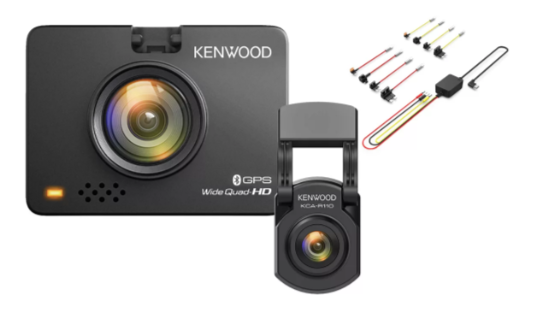Kenwood DRV-A510W Dash Camera and KCA-R110 Rear Camera Bundle Pack