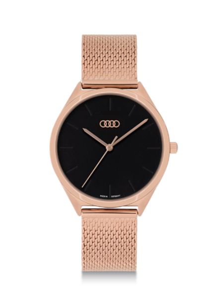 Audi womens watch Rose Gold/Black