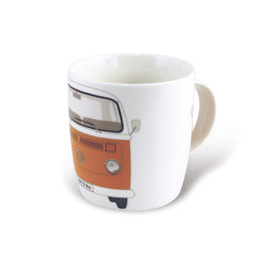 Volkswagen CV - Mug, T2 design in orange, Camper Van collection